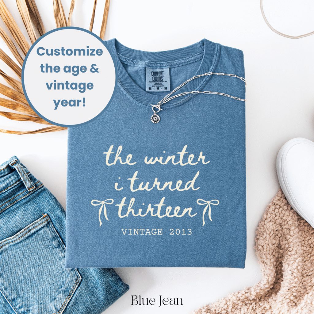 custom winter birthday shirt