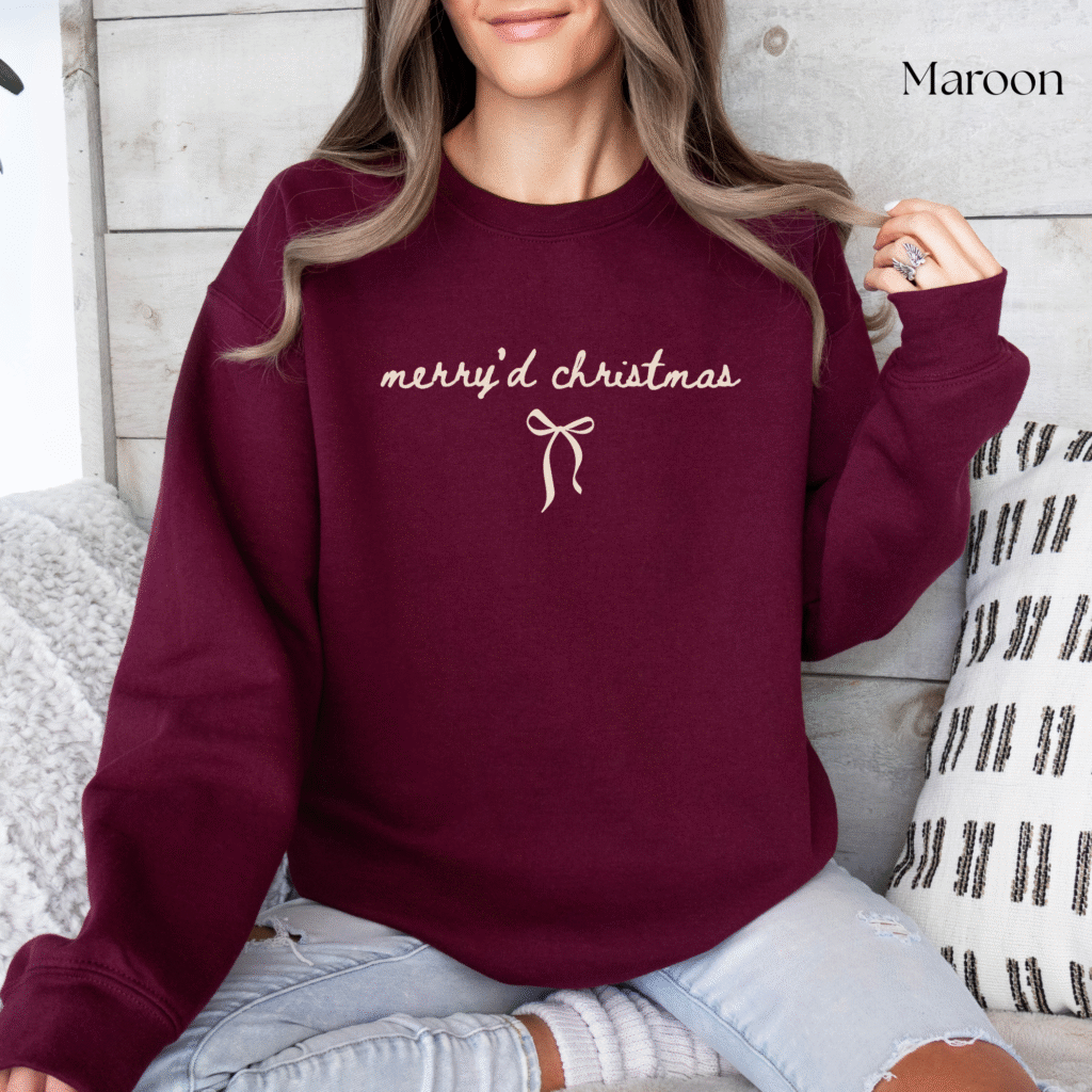 christmas newlywed sweatshirt